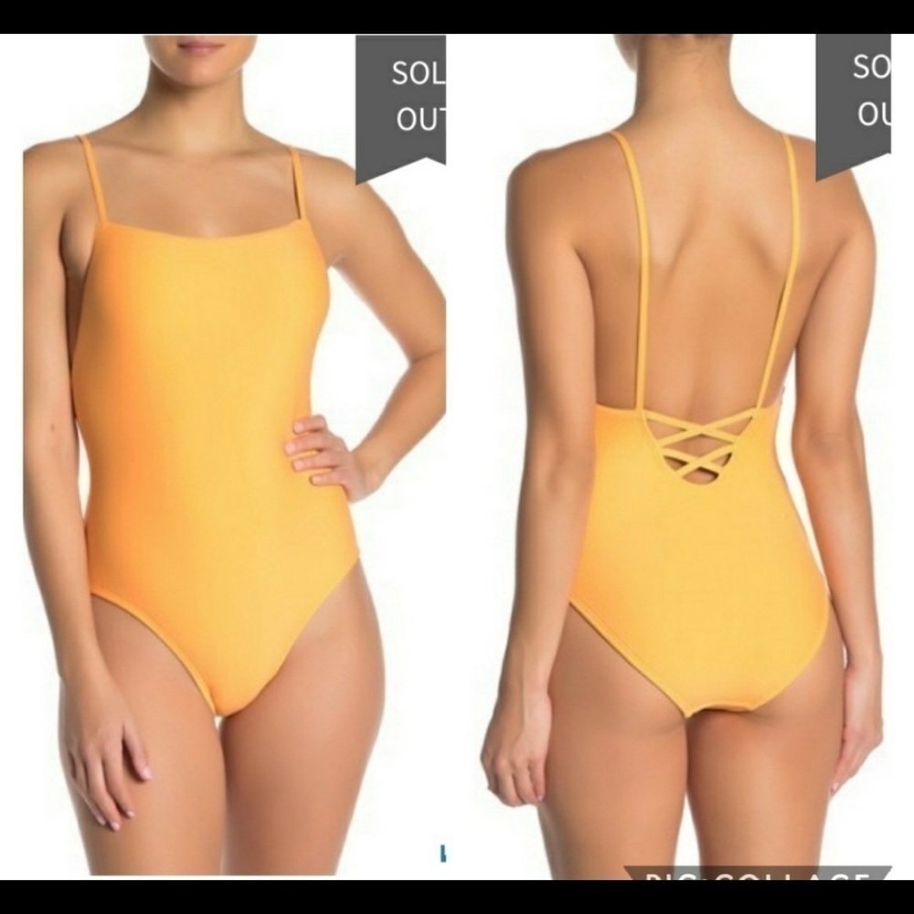 Free Press | Hailee square neck one piece swimsuit